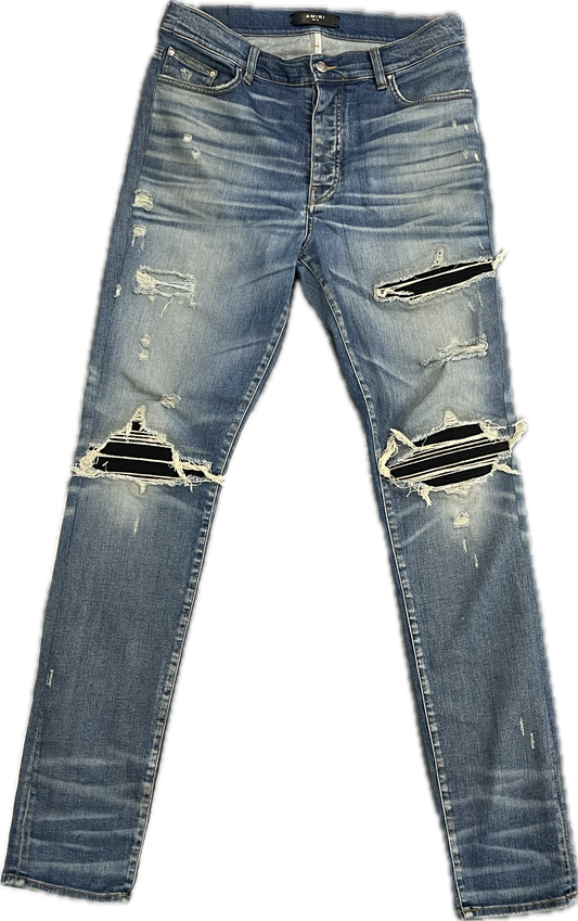 Amiri MX1 Black Layer Denim