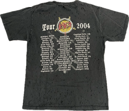 Vintage Slayer 2004 Distressed Tour T-Shirt
