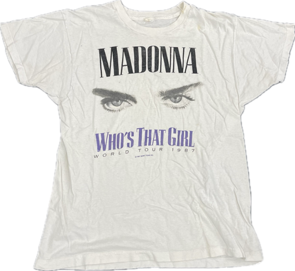 Vintage Madonna 1987 “Who’s That Girl” T-Shirt
