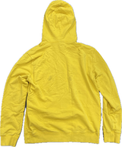 Lanvin Embroidered Logo Hoodie yellow