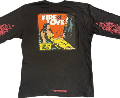 Chrome Hearts Deadly Doll “Fire Of Love” T-Shirt