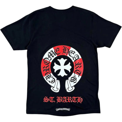Chrome Hearts St. Barths Exclusive T-Shirt Black Red