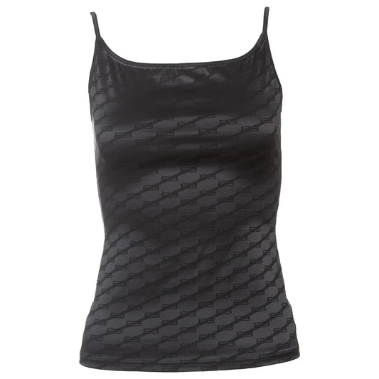 Balenciaga Monogram Strap Top