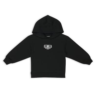 Balenciaga Women’s Paris Logo Hoodie Black