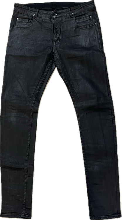 Rick Owens Waxed Detroit Denim