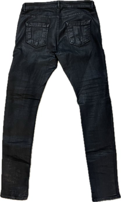 Rick Owens Waxed Detroit Denim