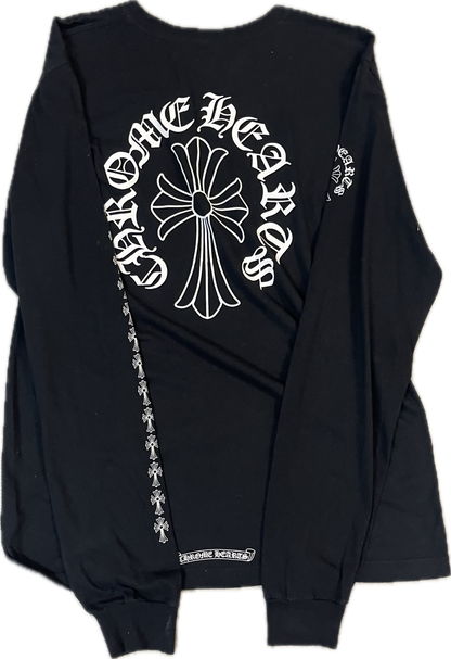Chrome Hearts Neck Logo Long Sleeve Black