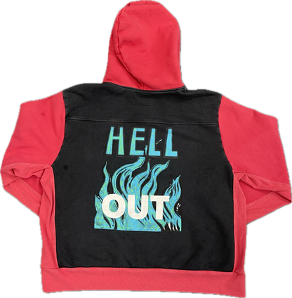 RRR123 “Hell Out” Hoodie Red