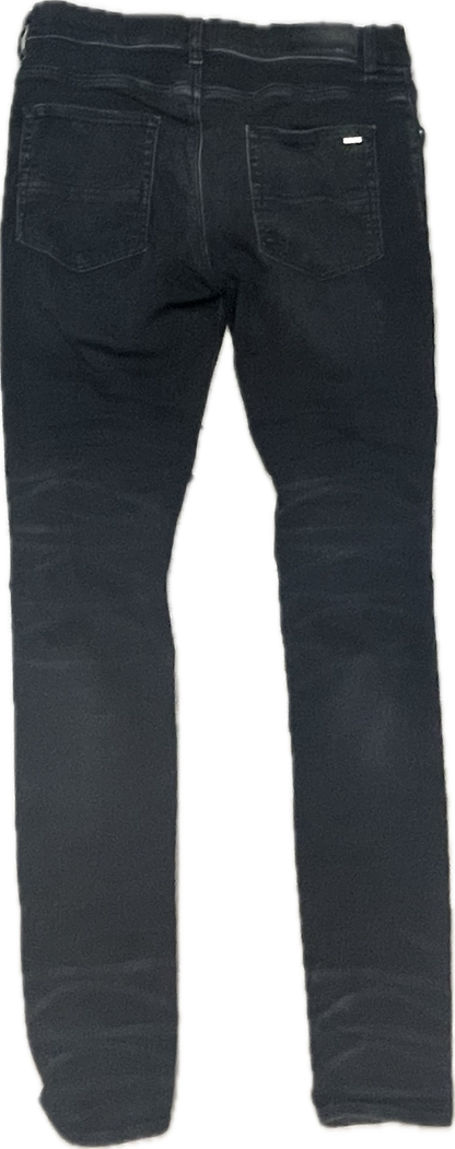 Amiri MX1 Black Tie Dye Denim