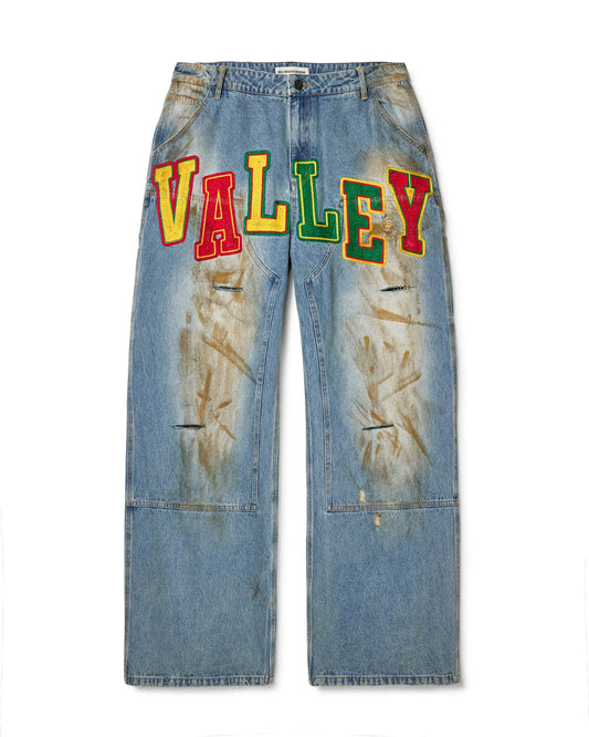 Vale College Painter Double Knee Denim Pants