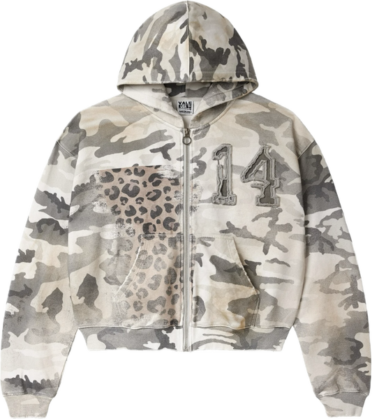 Vale Forever WINTER CAMO ZIP UP