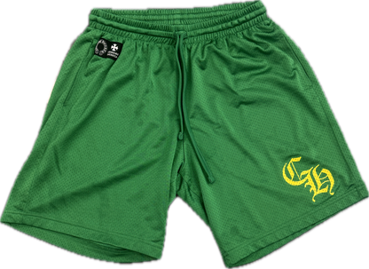 Chrome Hearts Green Mesh Short