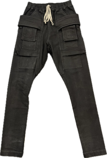 Rick Owen DRKSHDW Denim Creatch Cargo black