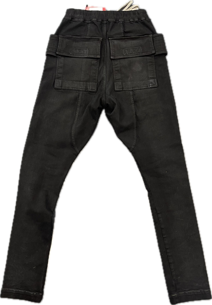 Rick Owen DRKSHDW Denim Creatch Cargo black
