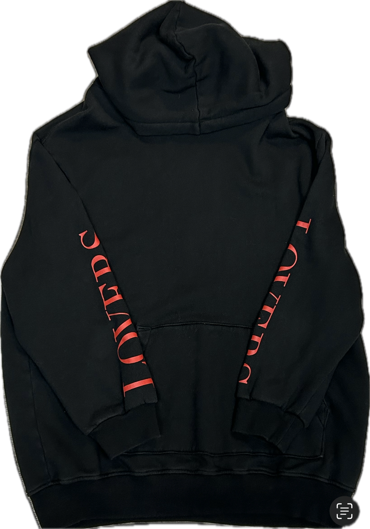 AMIRI heart hoodie black