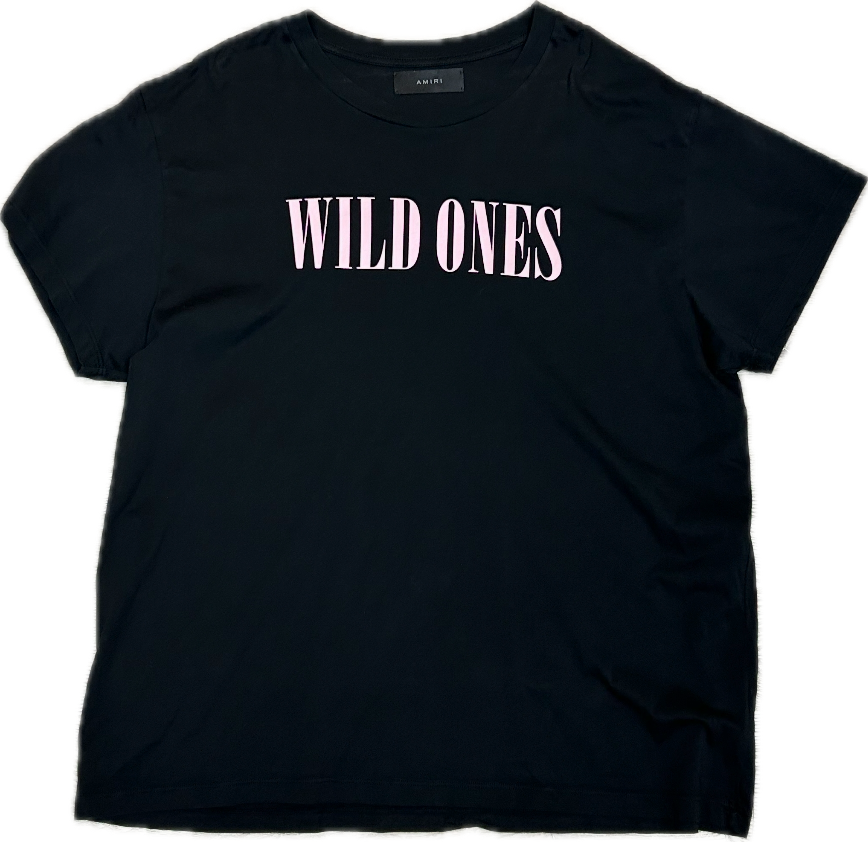 AMIRI wild ones pink/black tee