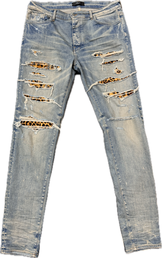 AMIRI Cheetah Denim