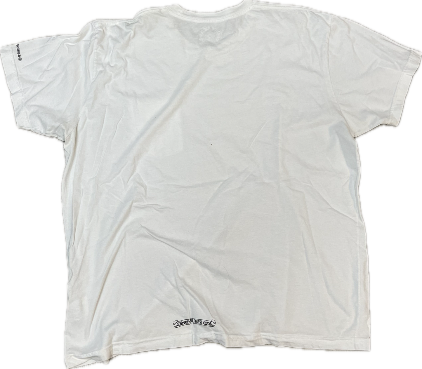 Chrome Hearts Neck Logo White Tee