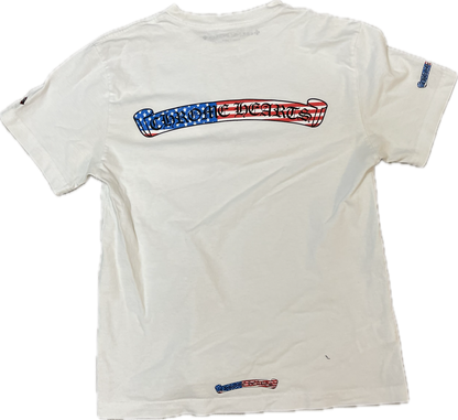 Chrome Hearts White U.S.A.Tee