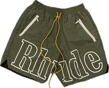 RHUDE Nylon Shorts Green