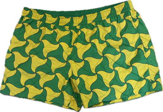 Bottega Venetta Green/Yellow Shorts