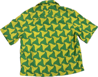 Bottega Venetta Green/Yellow Button Up