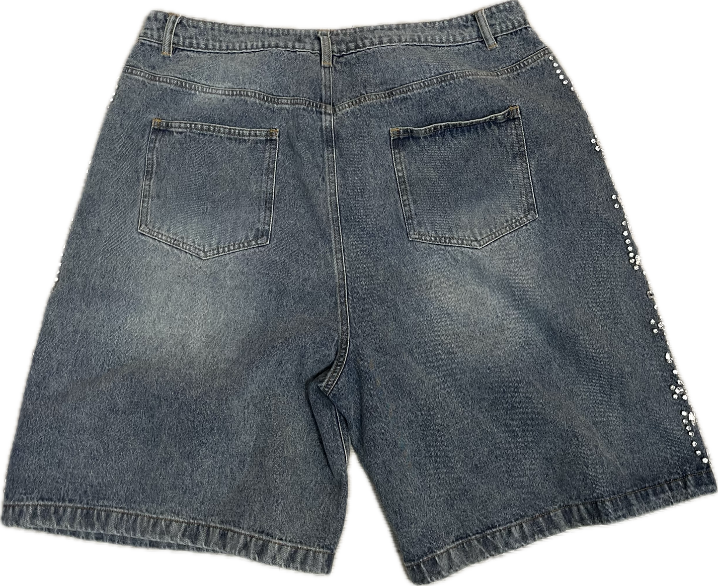 VALE Crystal Denim Jorts
