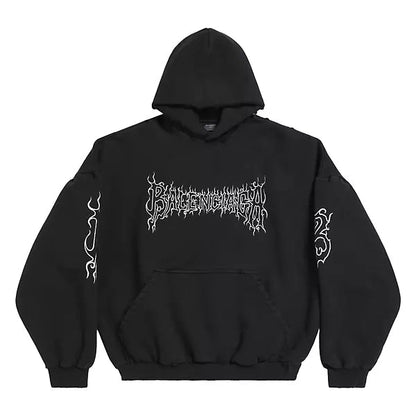 Balenciaga Darkwave Round Hoodie Oversized