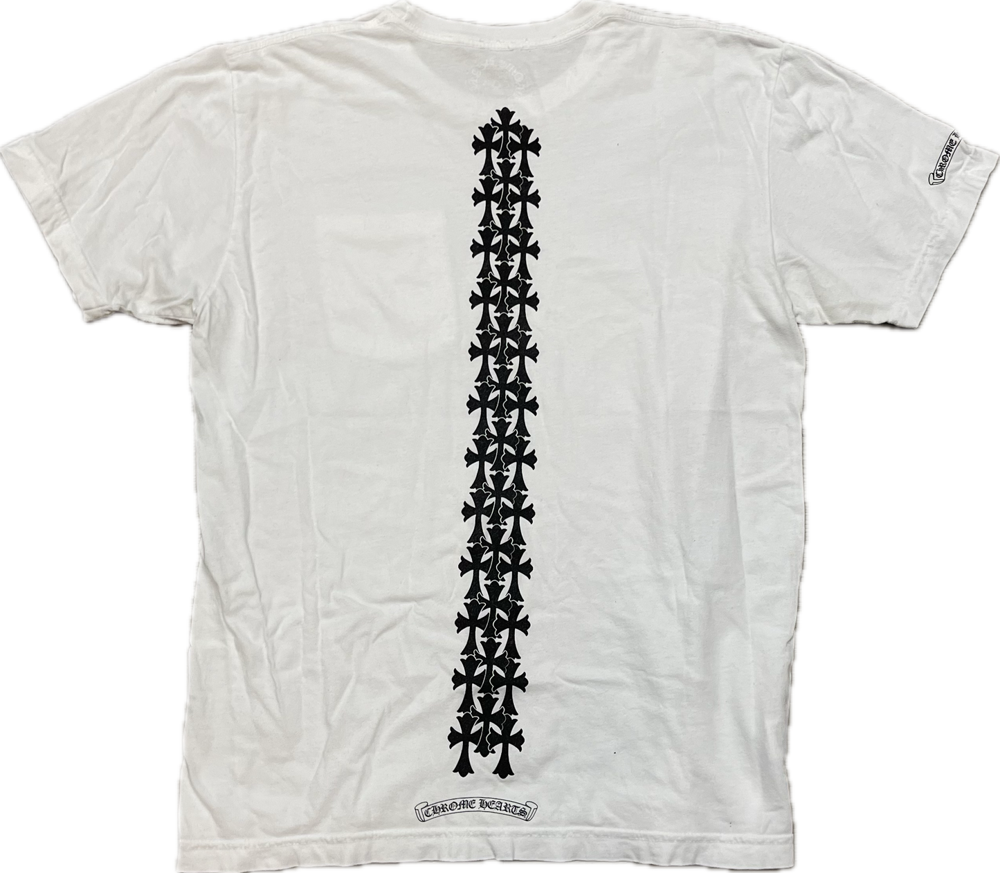 Chrome Hearts Cemetery spine T-Shirt 'White'