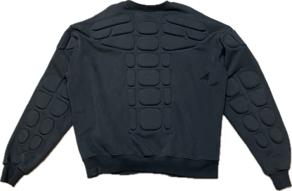 Satoshi Nakamoto Padded Moto Crewneck