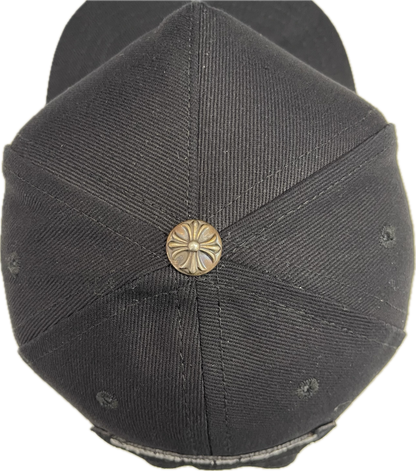 Chrome Hearts Black on Black Embroidered Cross Hat