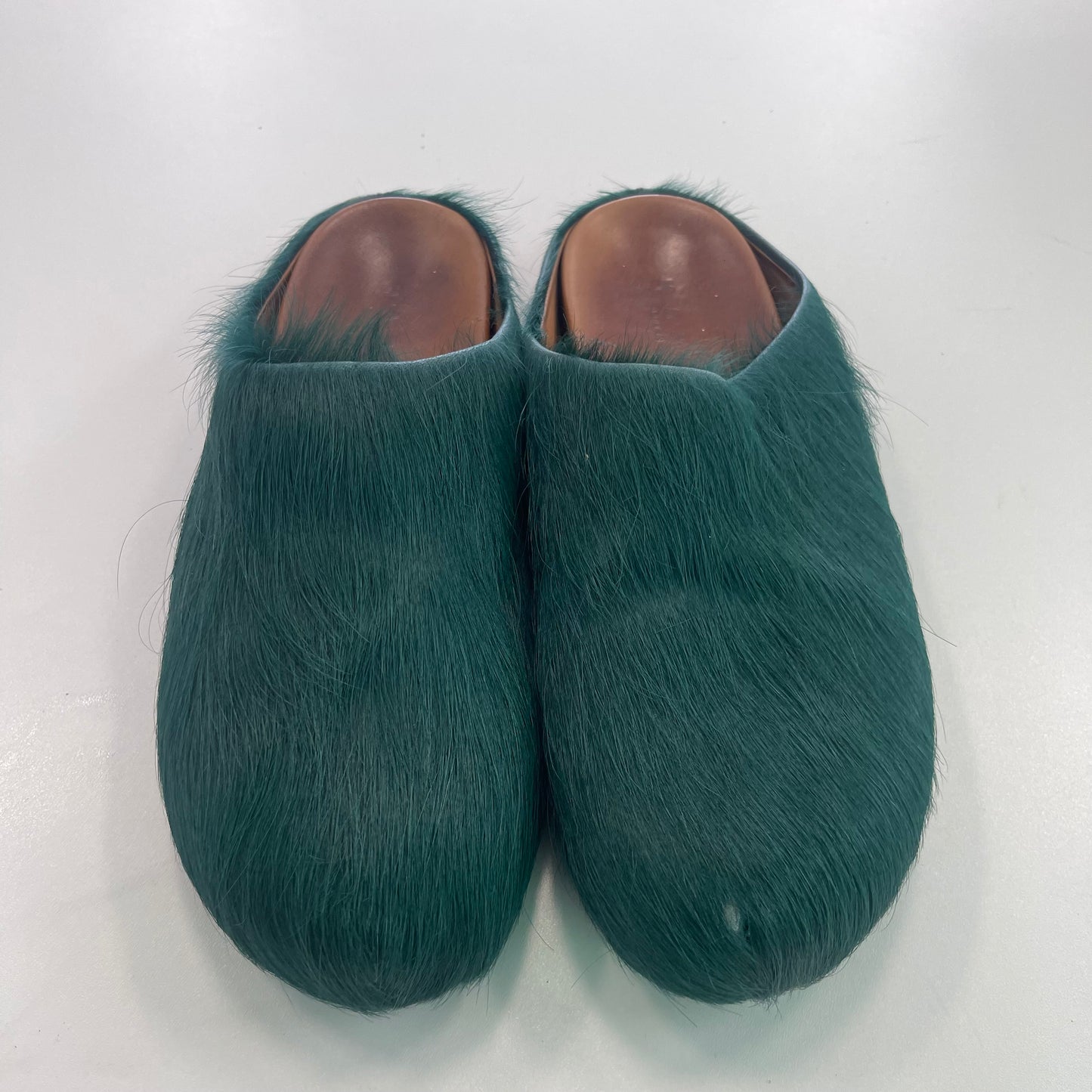 Marni Fussbet Sabot Mule Forest Green (USED) (NO BOX)