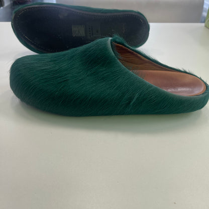 Marni Fussbet Sabot Mule Forest Green (USED) (NO BOX)