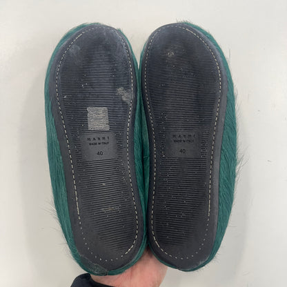 Marni Fussbet Sabot Mule Forest Green (USED) (NO BOX)