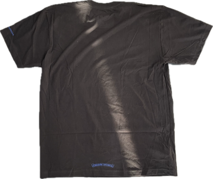 Chrome Hearts Neck Logo Blue T-Shirt