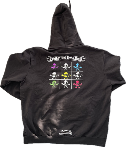 Chrome Hearts Foti Tic-Tac-Toe Zip Up Hoodie