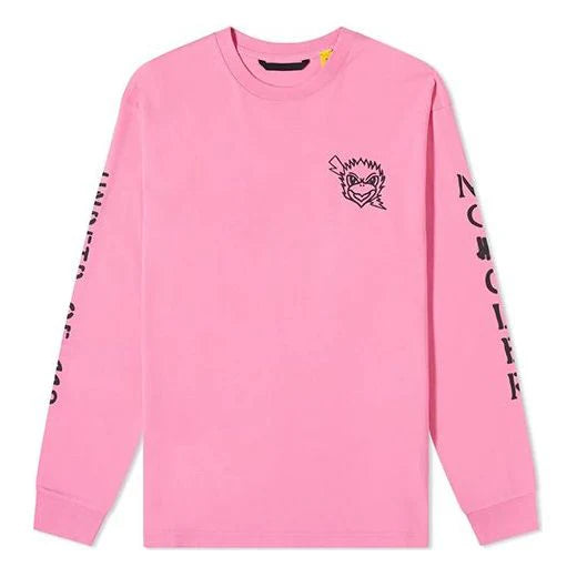 Moncler x Undefeated Eagle Long Sleeve Tee Pink