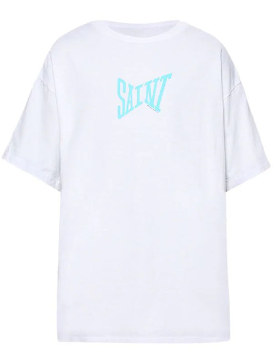 SAINT Mxxxxx Blue Logo T-Shirt