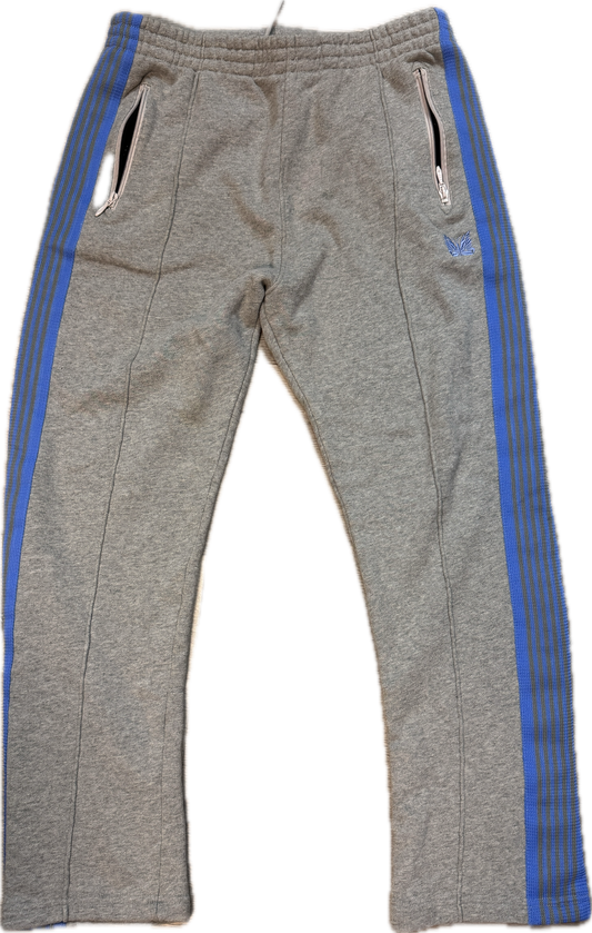 Needles Grey/Blue Stripe Track Sweatpants