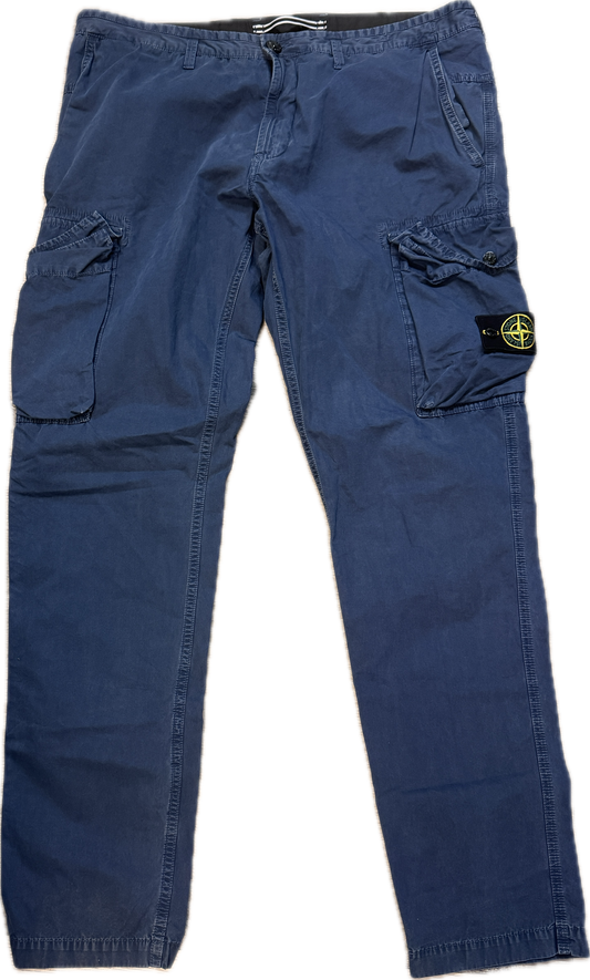 Stone Island Multi Pocket Cargo Pants Navy
