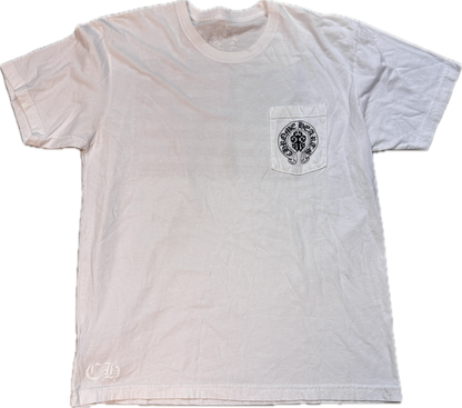 Chrome Hearts Vine Dagger Flag Tee White