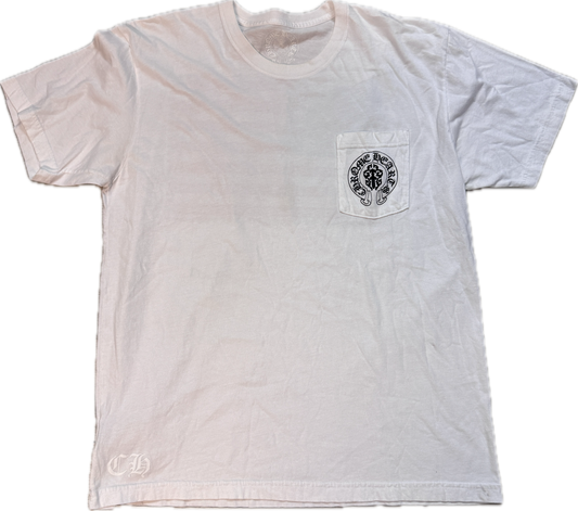 Chrome Hearts Vine Dagger Flag Tee White