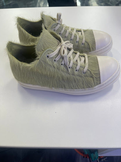 Rick Owens Long Hair Low Ramones in Dirty Acid (USED NO BOX)