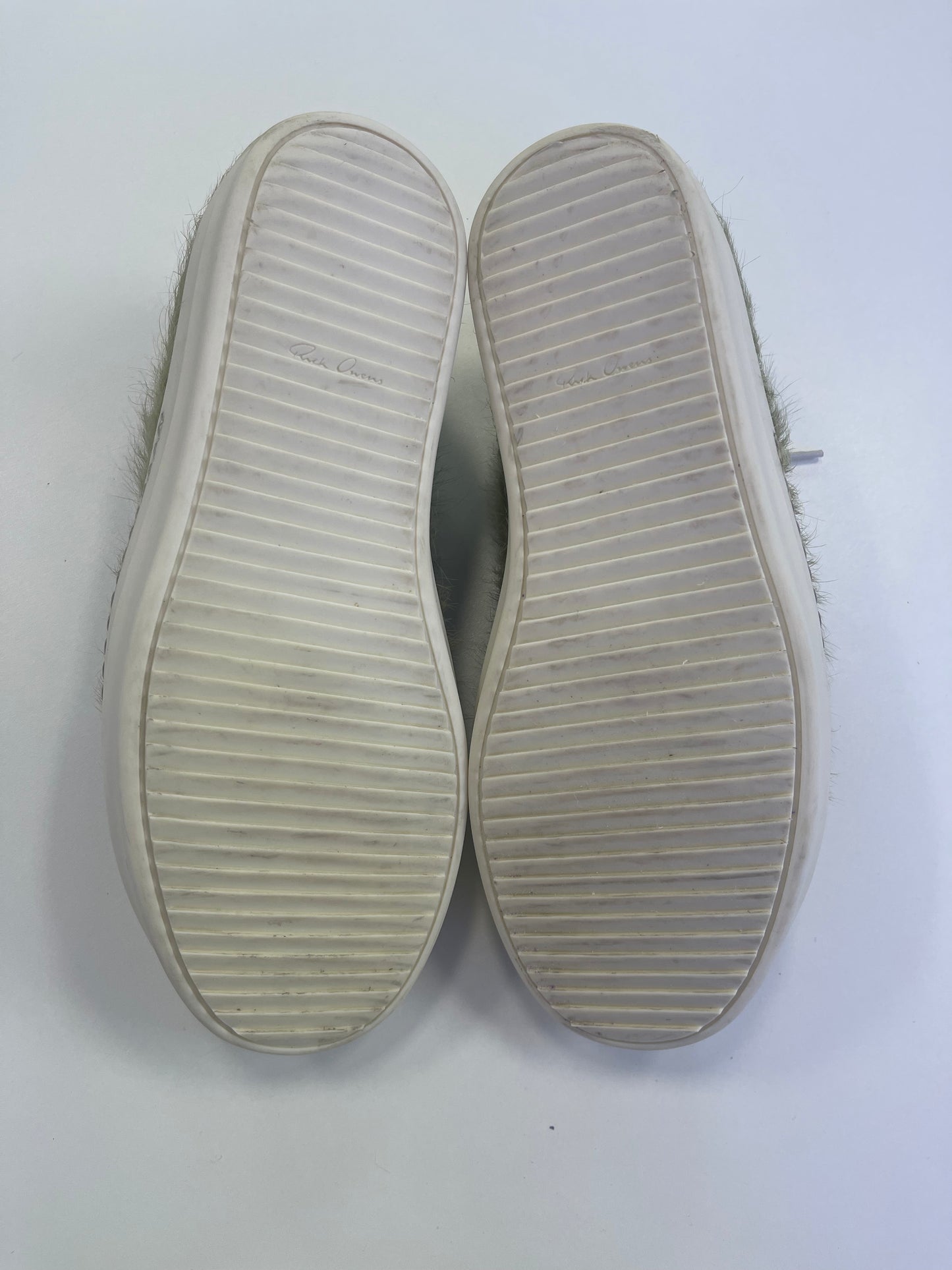 Rick Owens Long Hair Low Ramones in Dirty Acid (USED NO BOX)