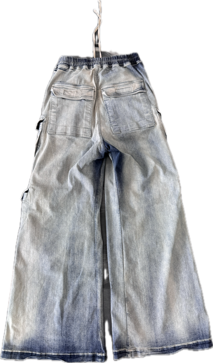 Rick Owen drkshdw bela cargo pants denim Sky