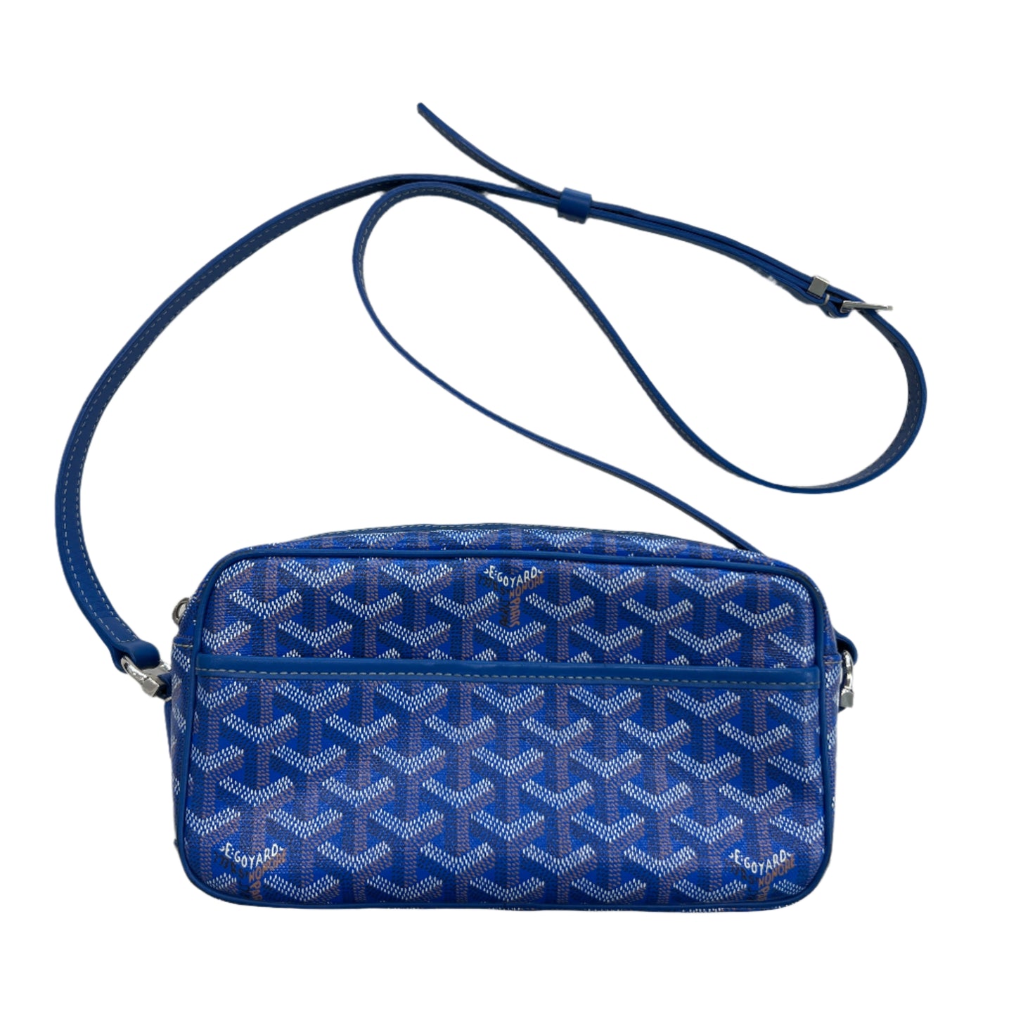 Goyard Goyardine Blue Cap Vert Bag