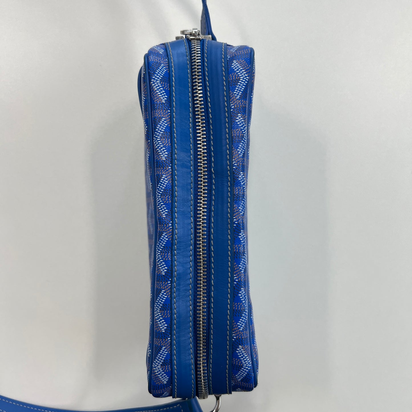 Goyard Goyardine Blue Cap Vert Bag