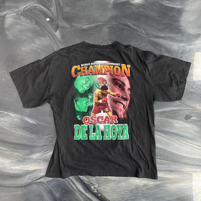 Vintage Dela Hoya vs Vargas Rap Tee