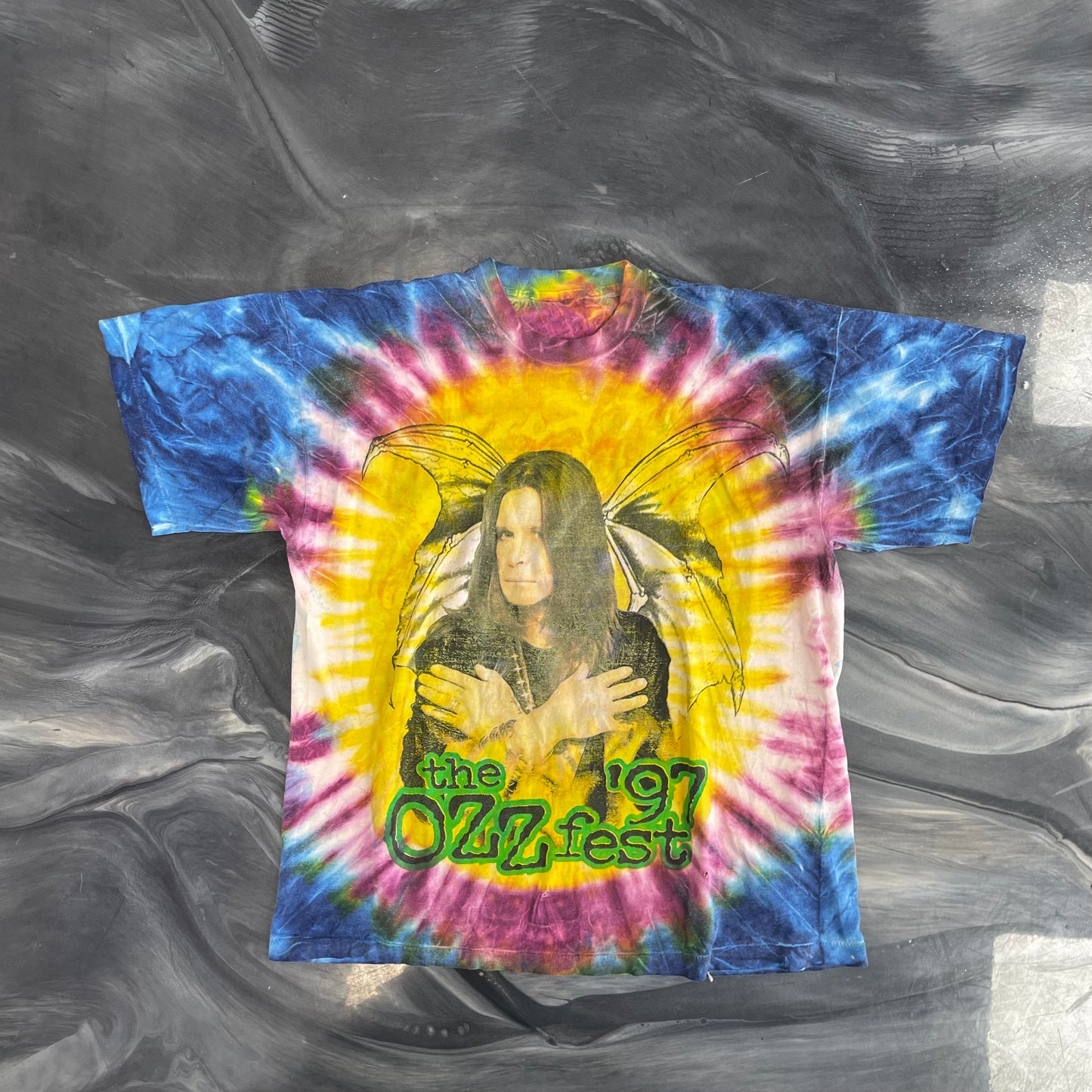 Vintage Ozziefest 1997 Tie Dye Tee