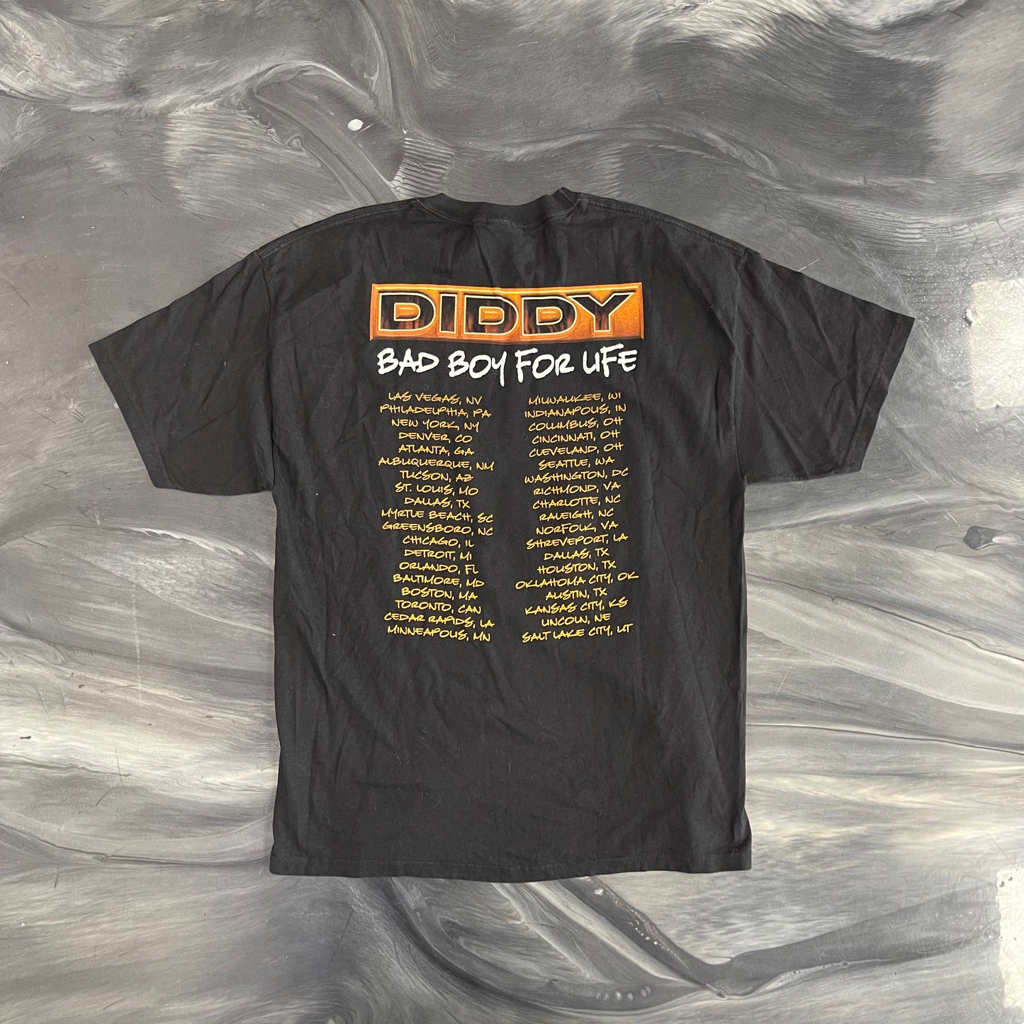 Vintage P Diddy Bad Boys Tee Black